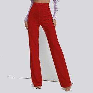SHEIN High Waist Straight Leg Pants